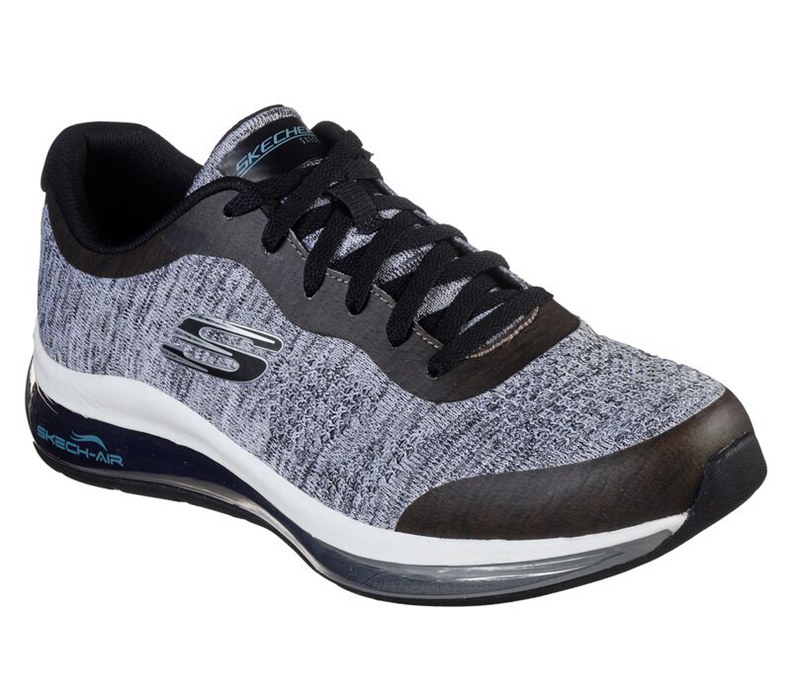 Skechers Herr Vita/Svarta Sneakers - Skech-Air Element 2.0 - Tarbanks - Sverige (HUKIC-6027)